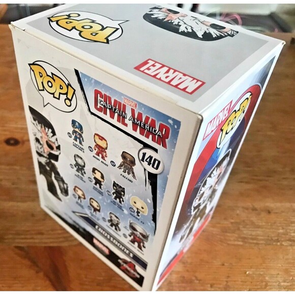 Funko Pop! Crossroads Captain America Civil War #140 Battle Damage Target - Picture 3 of 4